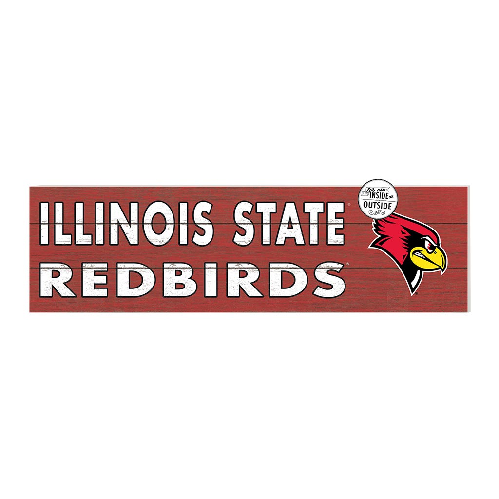 35x10 Indoor Outdoor Sign Colored Logo Illinois State Redbirds