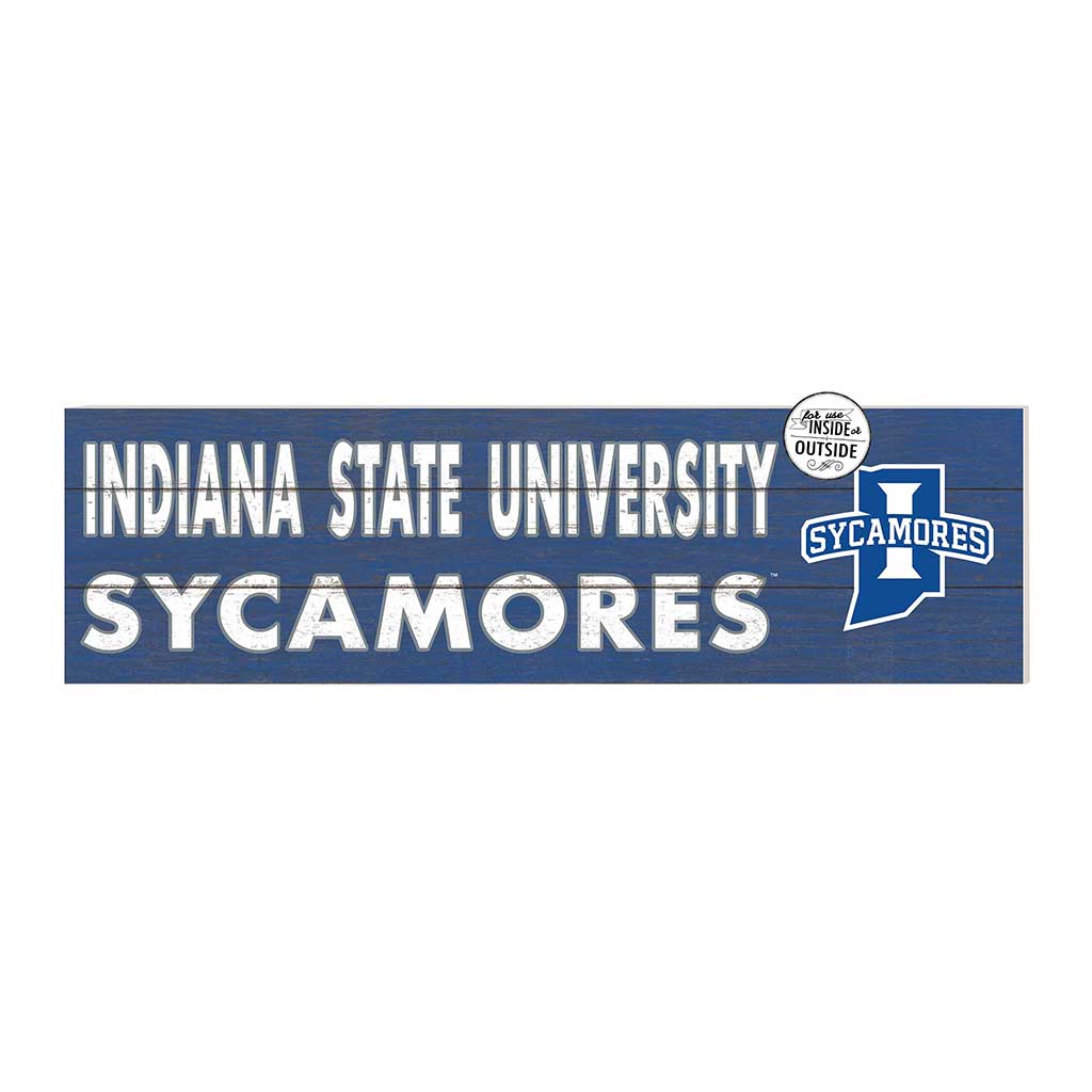 35x10 Indoor Outdoor Sign Colored Logo Indiana State Sycamores