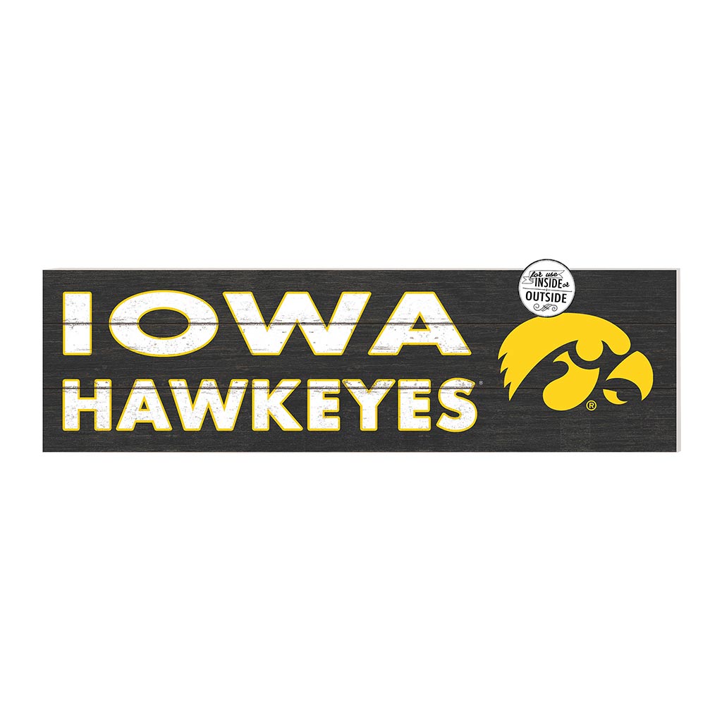 35x10 Indoor Outdoor Sign Colored Logo Iowa Hawkeyes