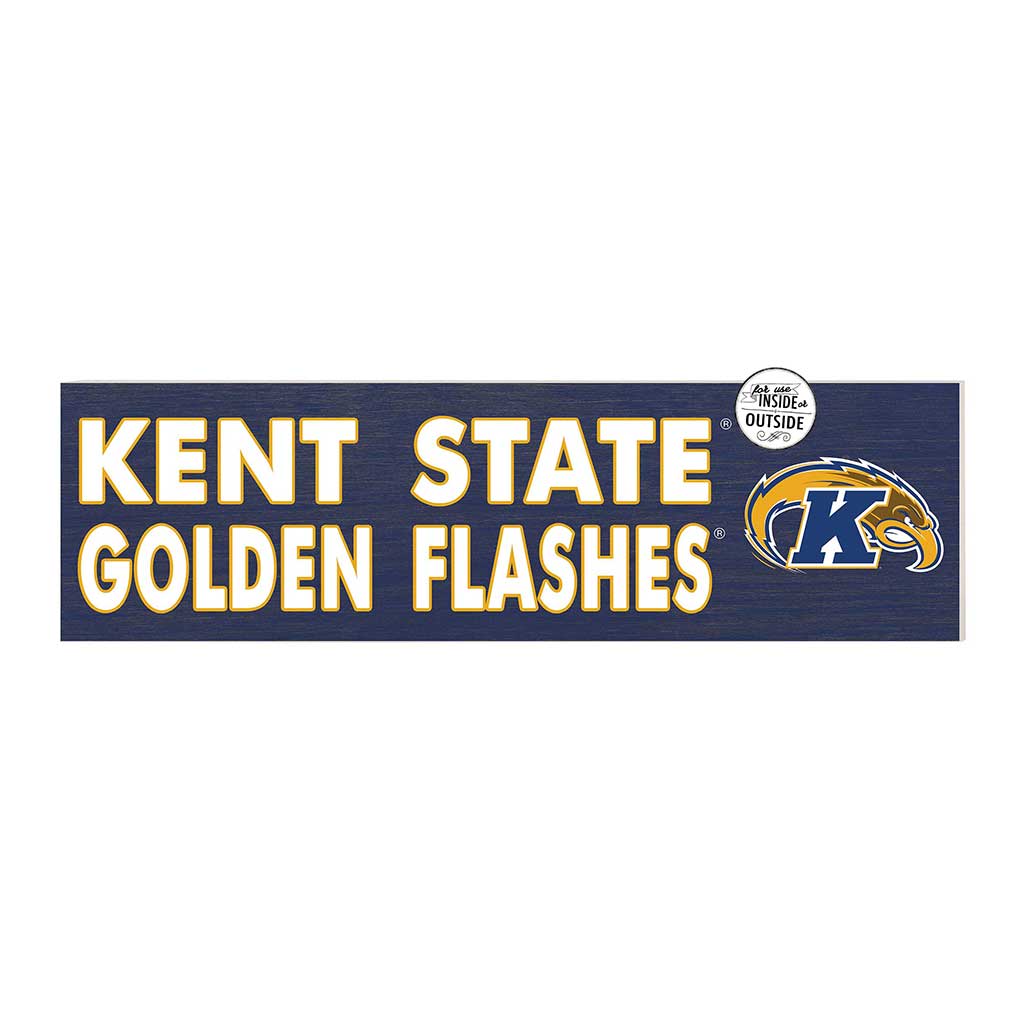 35x10 Indoor Outdoor Sign Colored Logo Kent State Golden Flashes