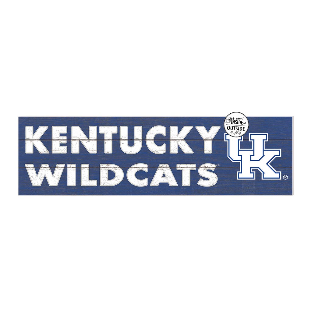 35x10 Indoor Outdoor Sign Colored Logo Kentucky Wildcats