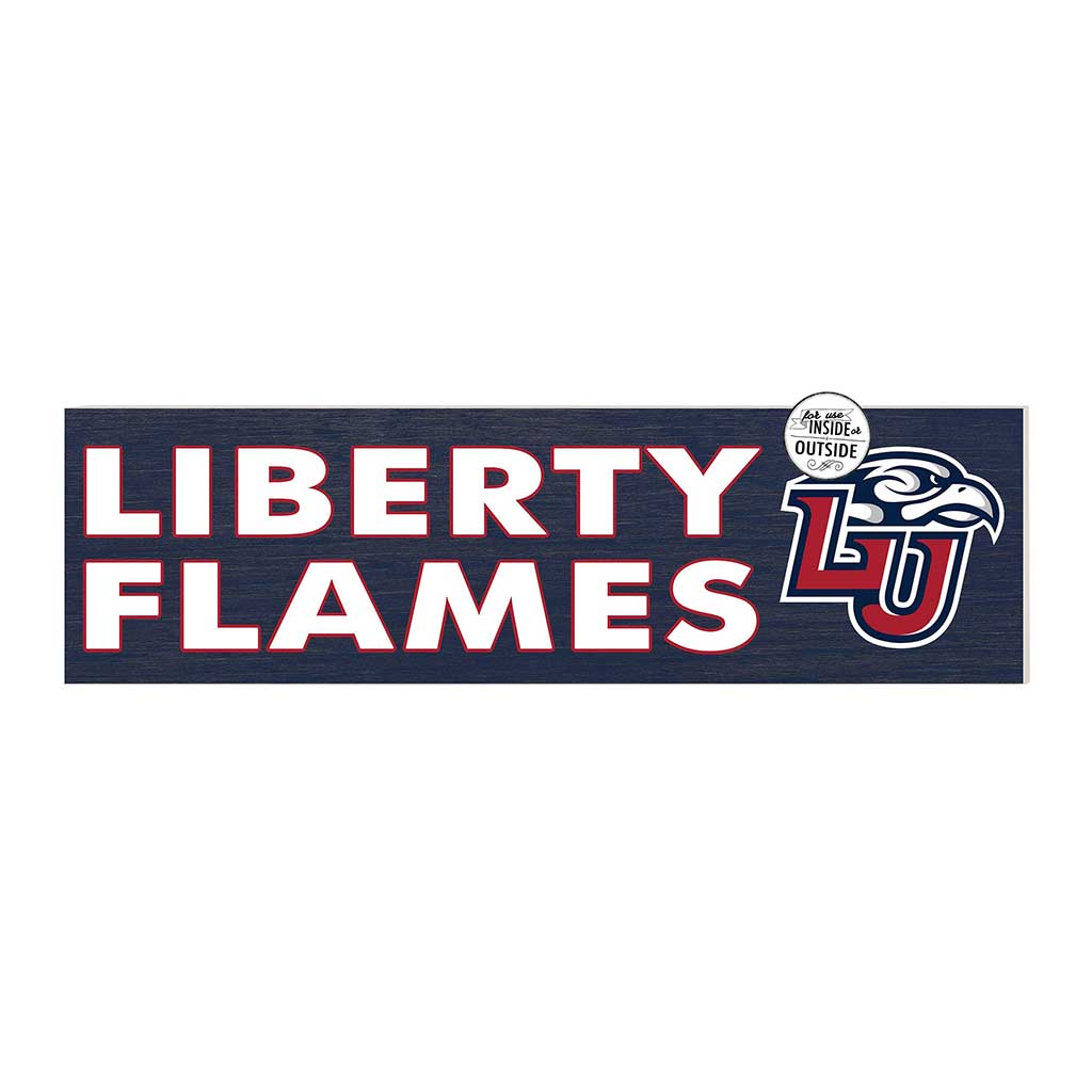 35x10 Indoor Outdoor Sign Colored Logo Liberty Flames