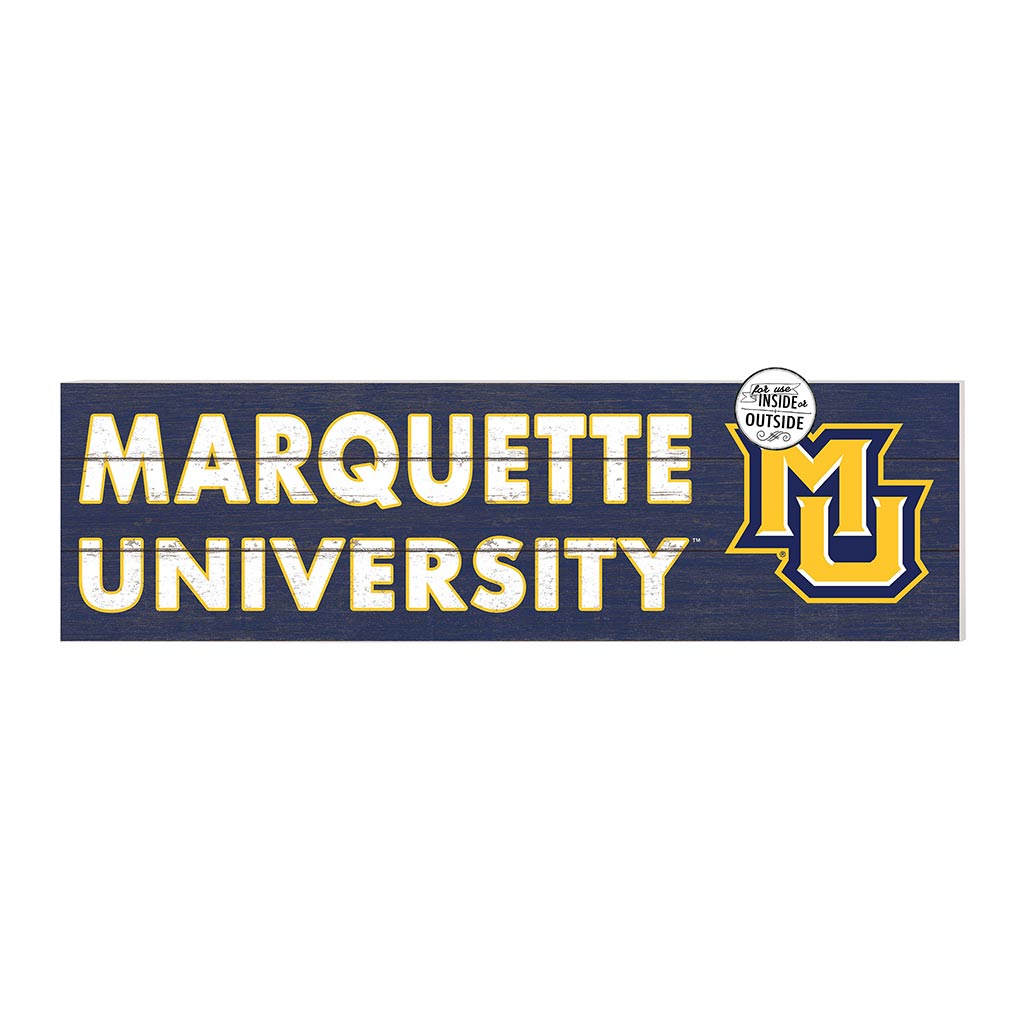 35x10 Indoor Outdoor Sign Colored Logo Marquette Golden Eagles