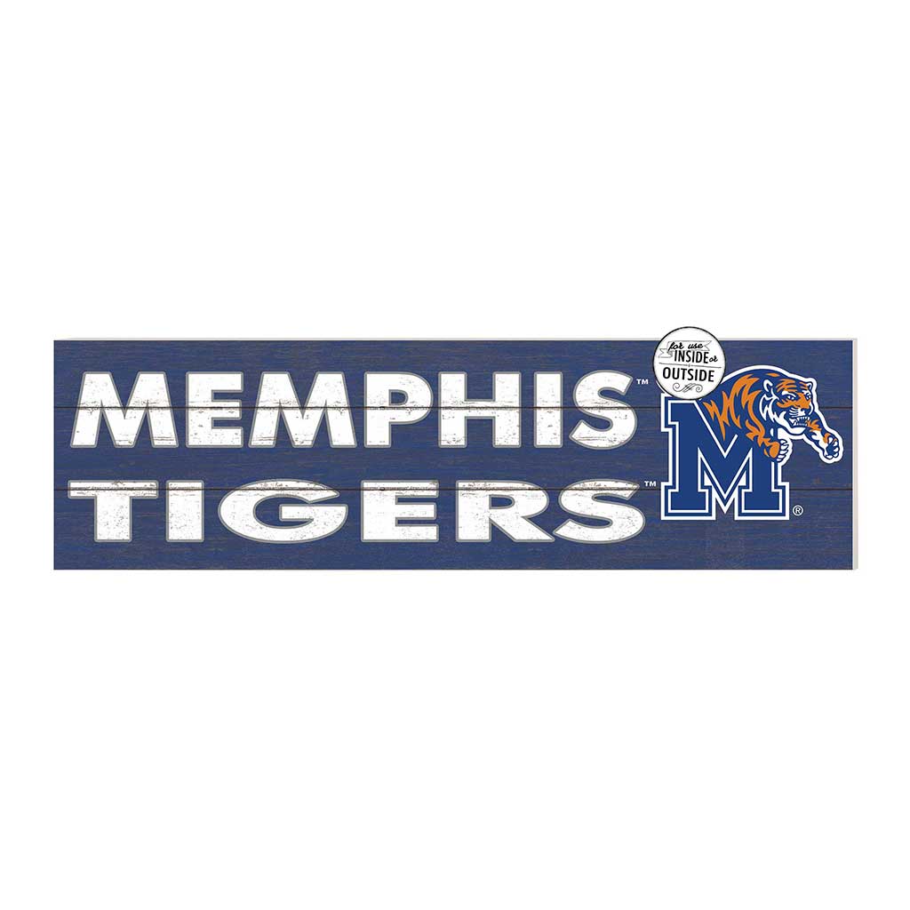 35x10 Indoor Outdoor Sign Colored Logo Memphis Tigers