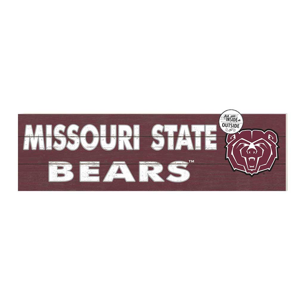 35x10 Indoor Outdoor Sign Colored Logo Missouri State Bears