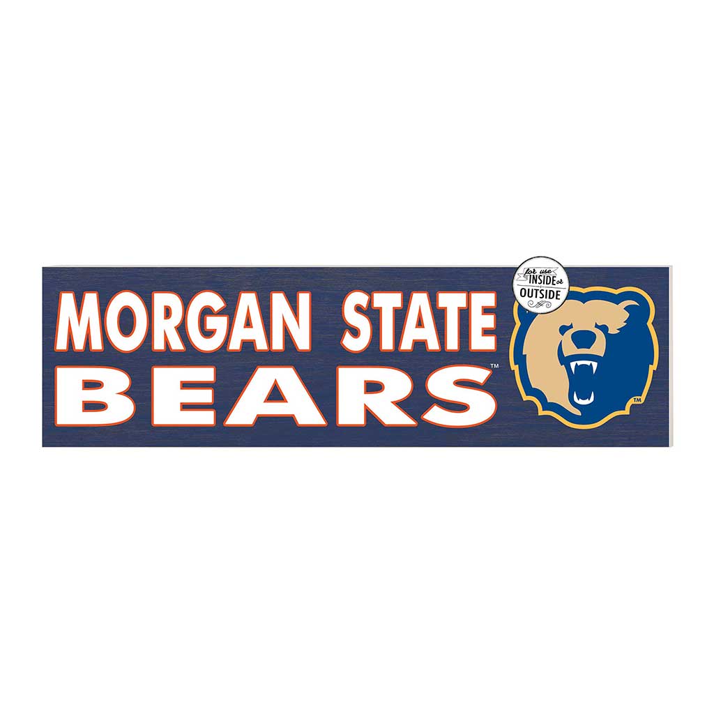 35x10 Indoor Outdoor Sign Colored Logo Morgan State Bears