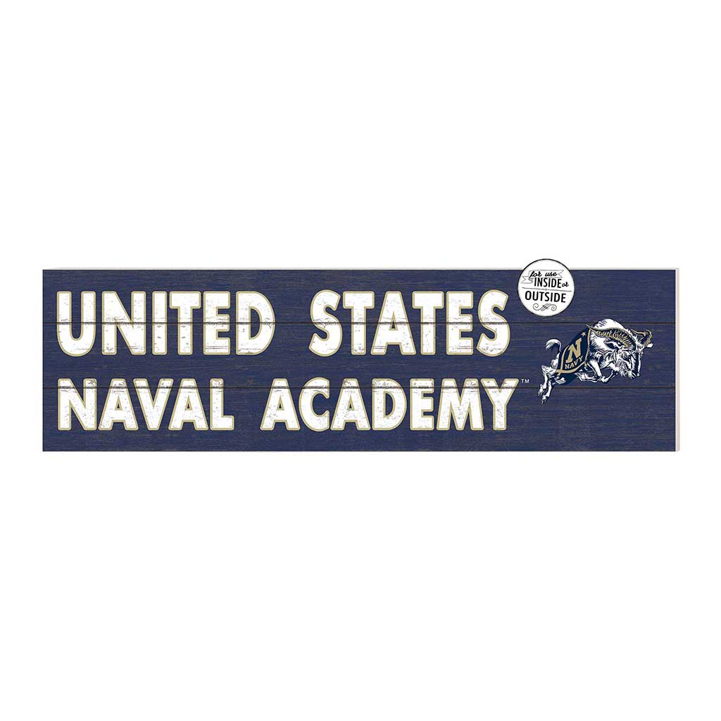 35x10 Indoor Outdoor Sign Colored Logo Naval Academy