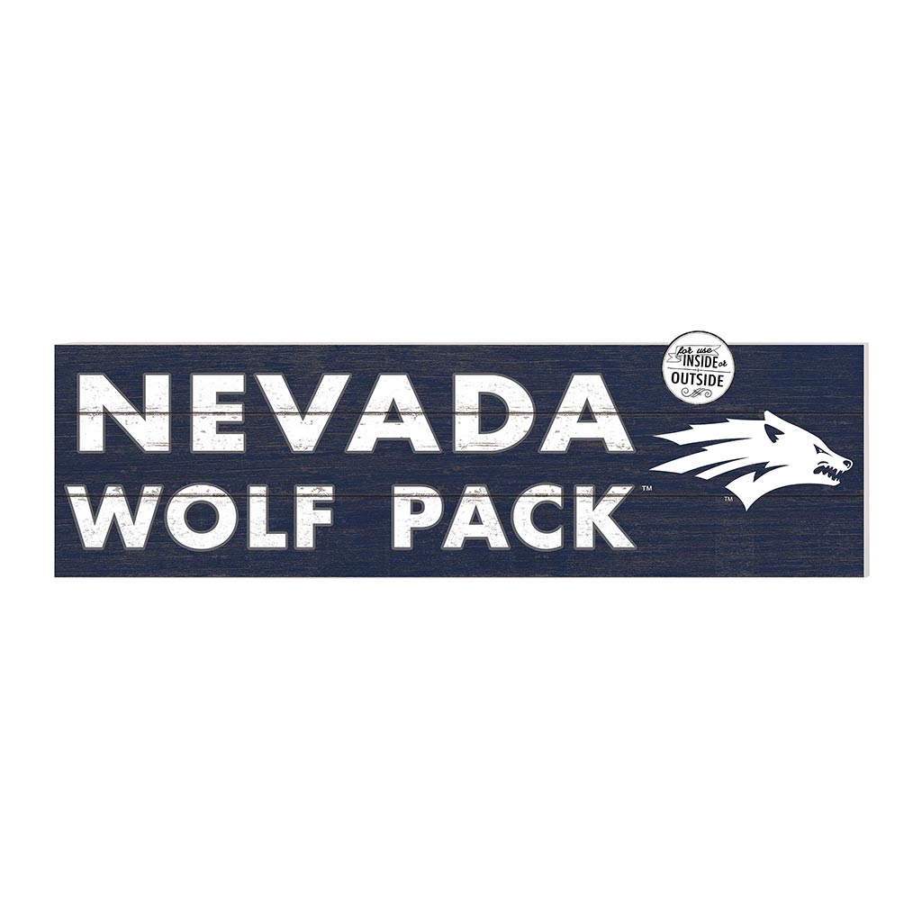 35x10 Indoor Outdoor Sign Colored Logo Nevada Wolf Pack