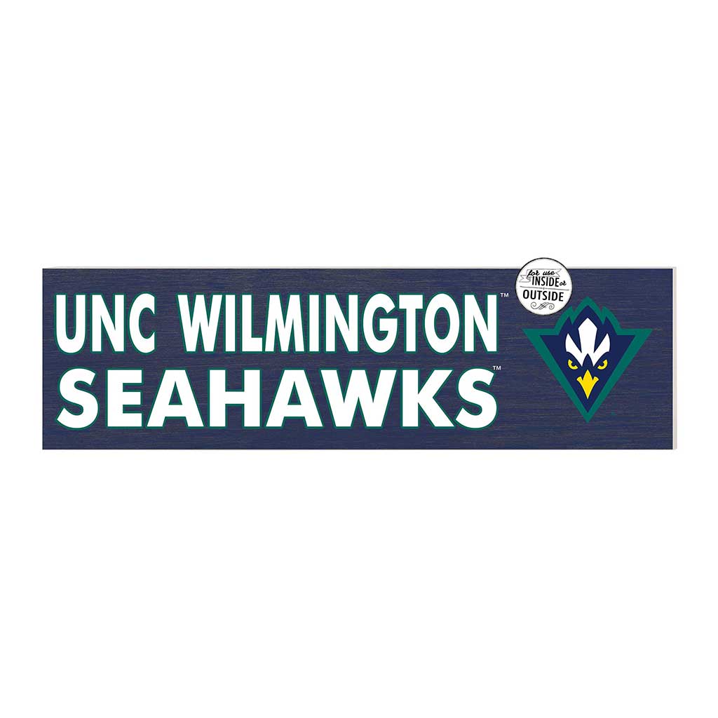 35x10 Indoor Outdoor Sign Colored Logo North Carolina (Wilmington) Seahawks