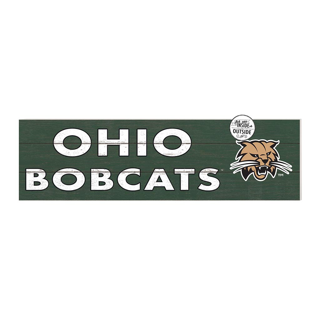 35x10 Indoor Outdoor Sign Colored Logo Ohio Univ Bobcats