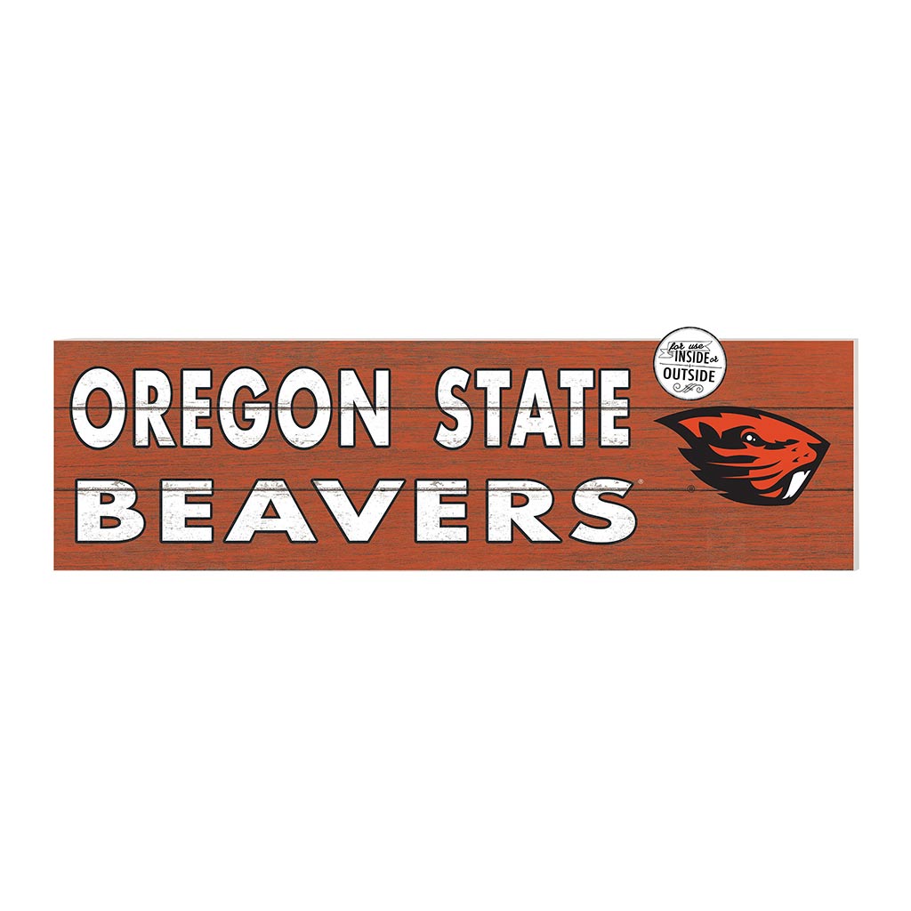 35x10 Indoor Outdoor Sign Colored Logo Oregon State Beavers