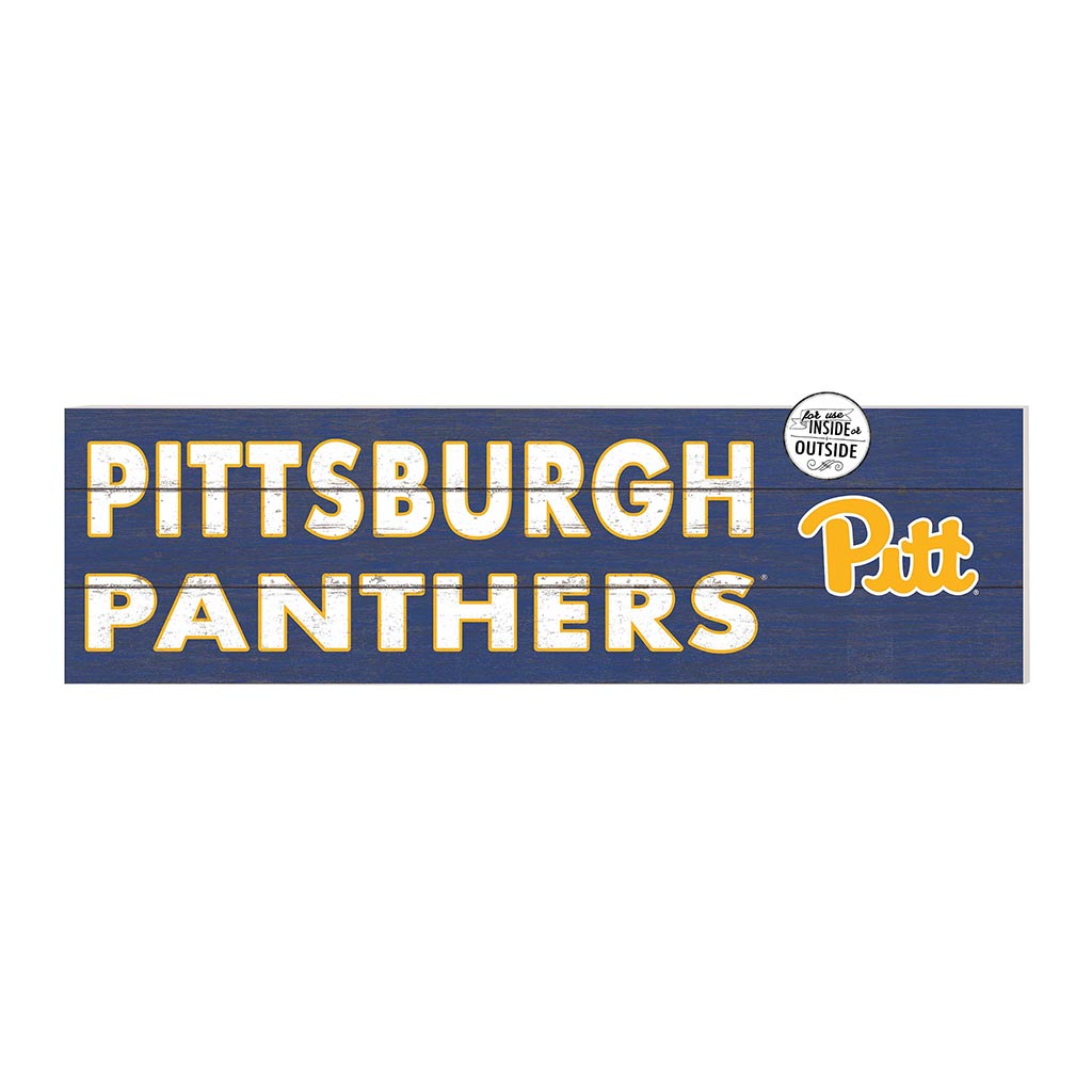 35x10 Indoor Outdoor Sign Colored Logo Pittsburgh Panthers