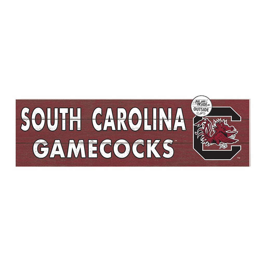 35x10 Indoor Outdoor Sign Colored Logo South Carolina Gamecocks