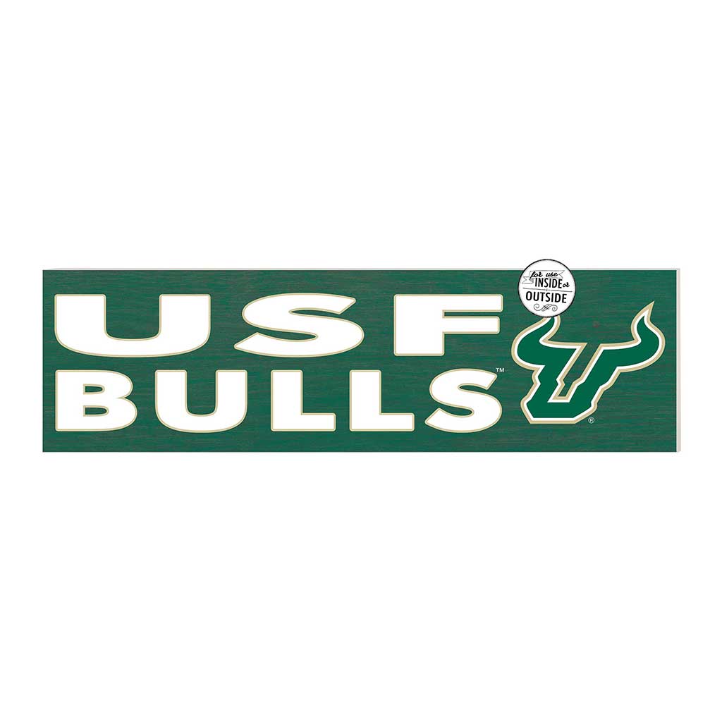 35x10 Indoor Outdoor Sign Colored Logo South Florida Bulls