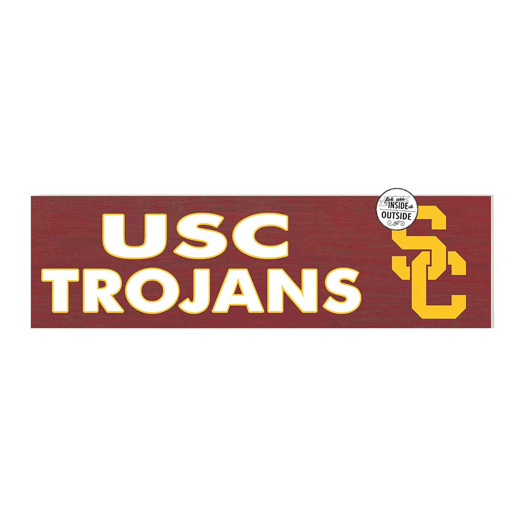 35x10 Indoor Outdoor Sign Colored Logo Southern California Trojans