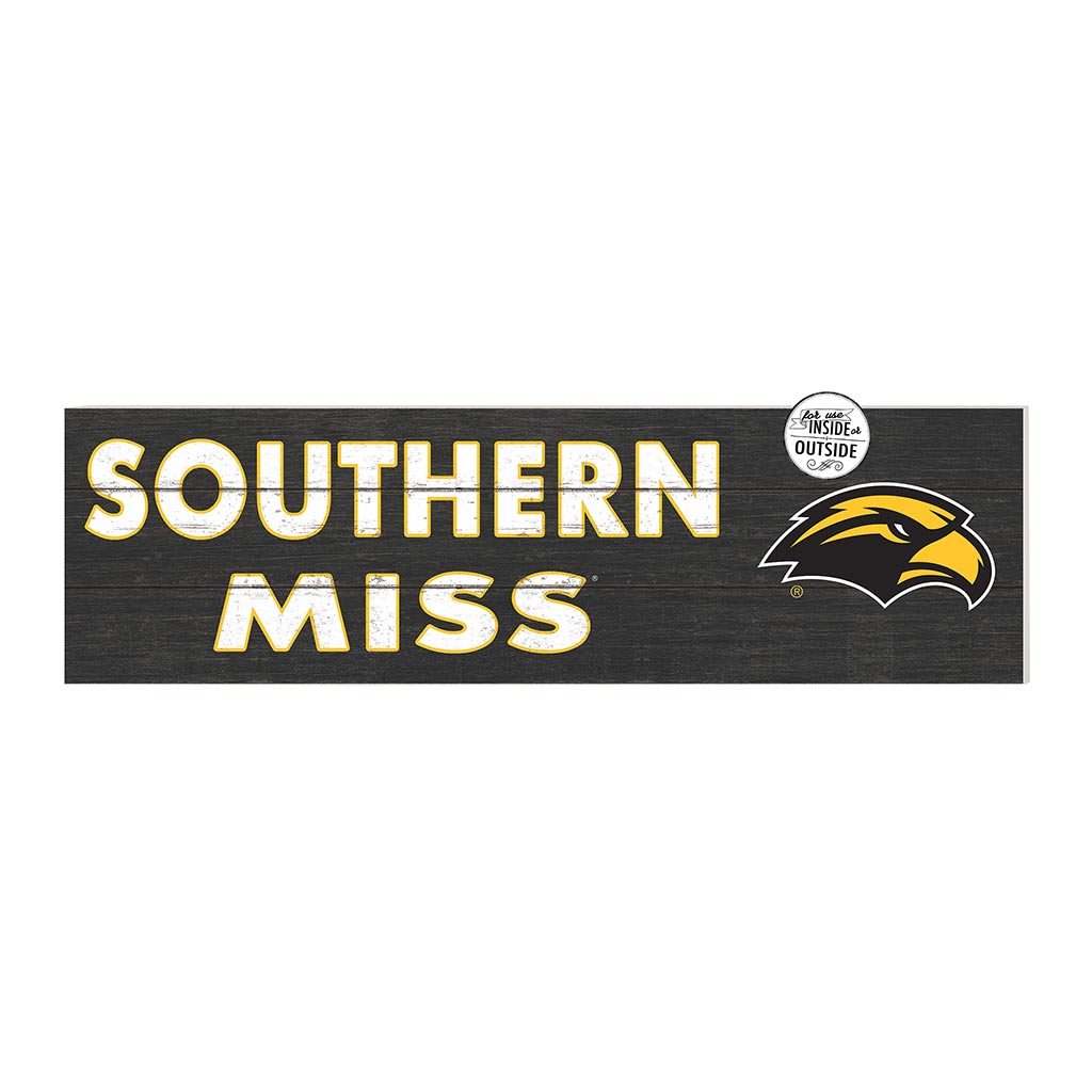 35x10 Indoor Outdoor Sign Colored Logo Southern Mississippi Golden Eagles