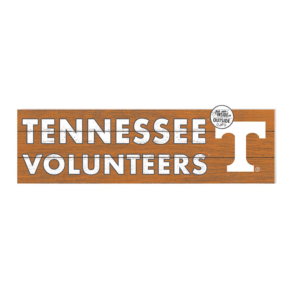 35x10 Indoor Outdoor Sign Colored Logo Tennessee Volunteers