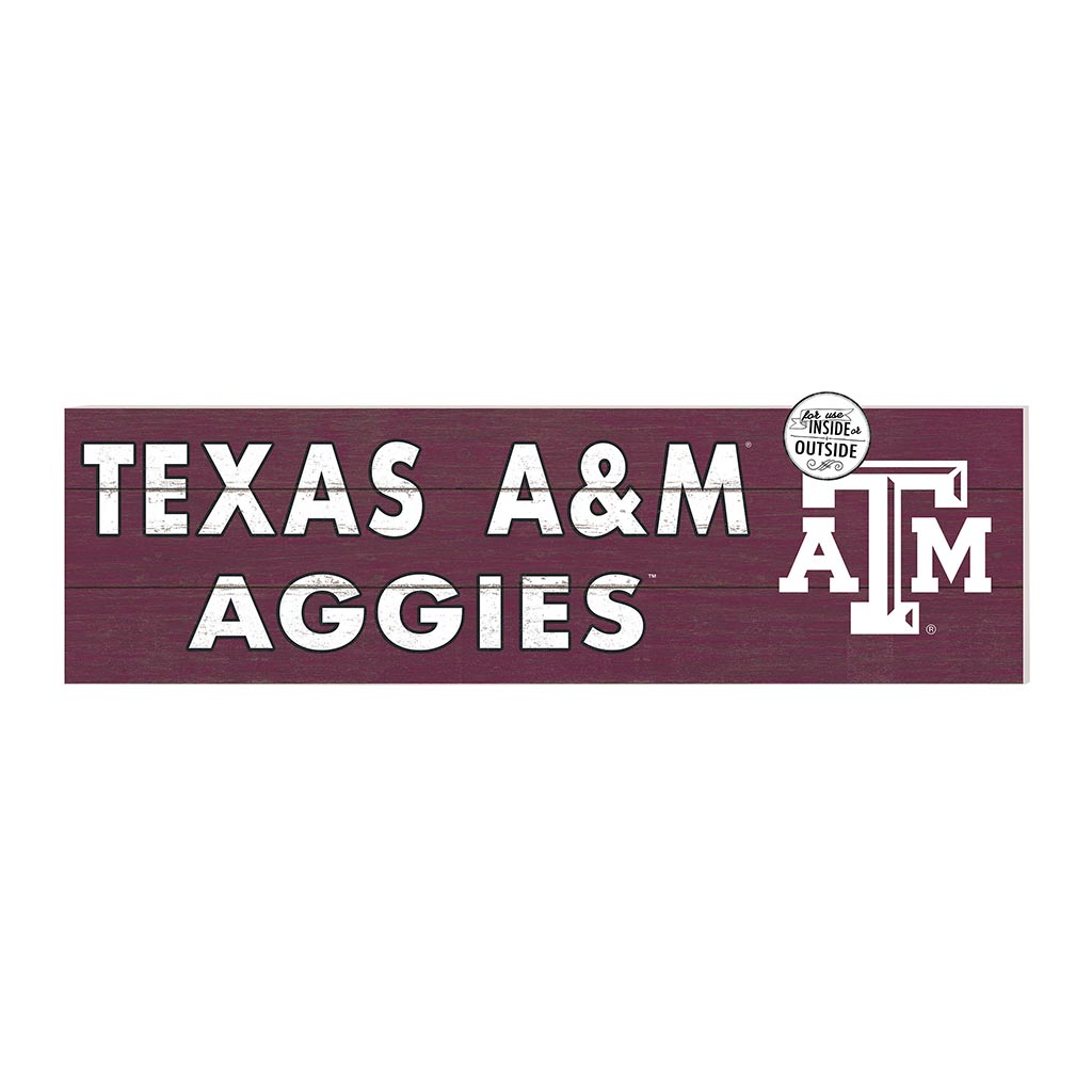 35x10 Indoor Outdoor Sign Colored Logo Texas A&M Aggies