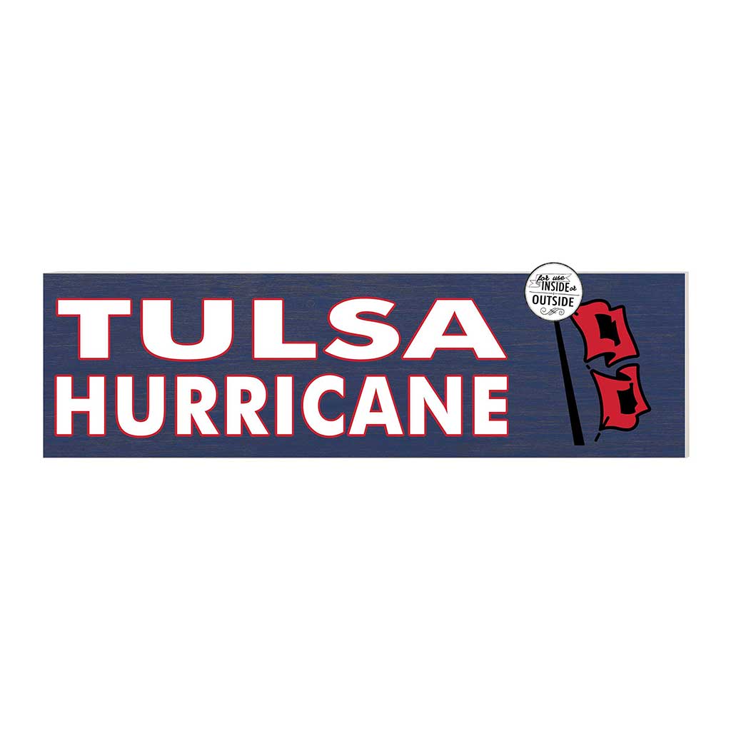 35x10 Indoor Outdoor Sign Colored Logo Tulsa Golden Hurricane