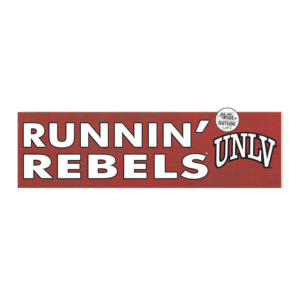 35x10 Indoor Outdoor Sign Colored Logo University of Nevada Las Vegas Rebels