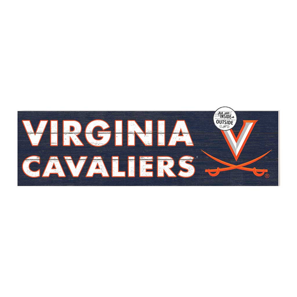 35x10 Indoor Outdoor Sign Colored Logo Virginia Cavaliers