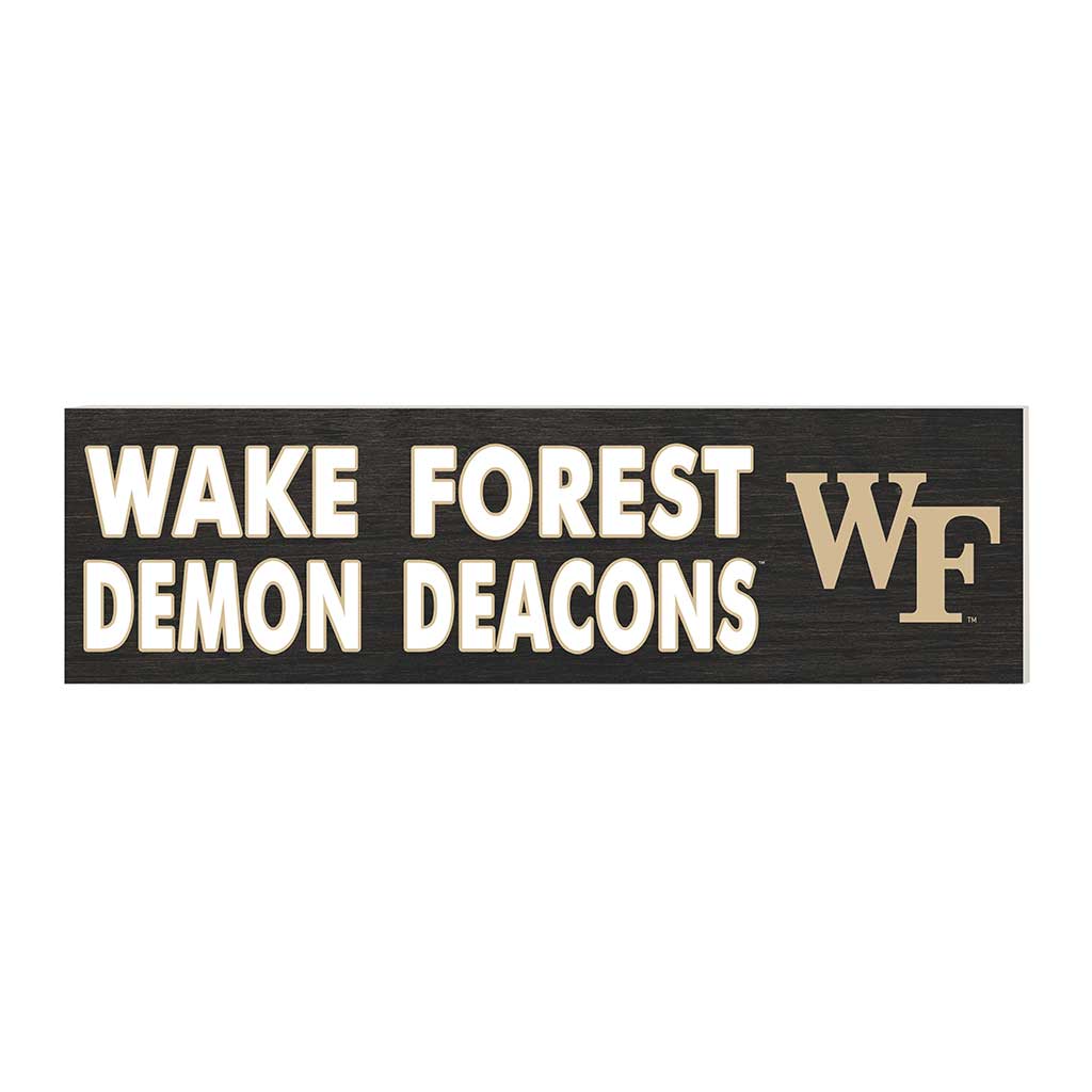 35x10 Indoor Outdoor Sign Colored Logo Wake Forest Demon Deacons