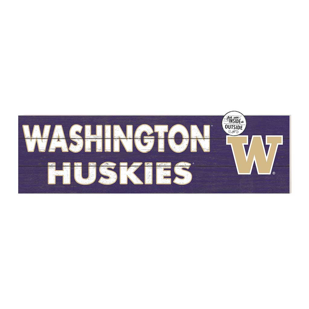 35x10 Indoor Outdoor Sign Colored Logo Washington Huskies