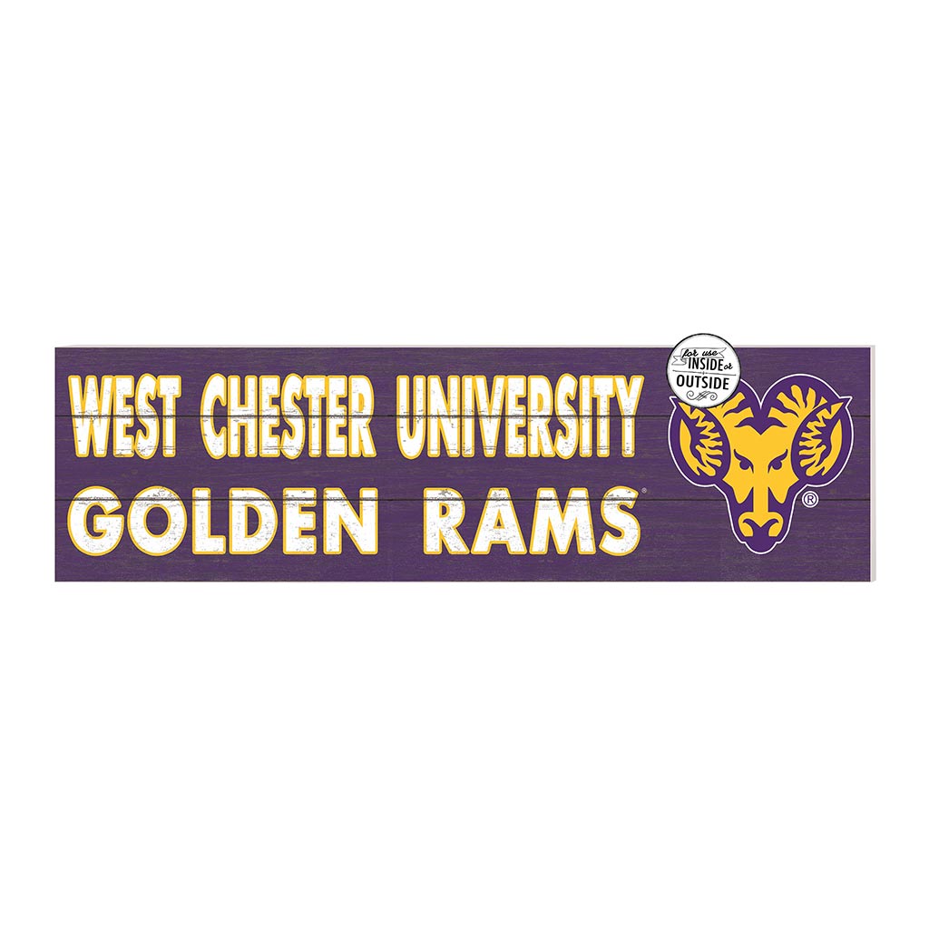 35x10 Indoor Outdoor Sign Colored Logo West Chester Golden Rams