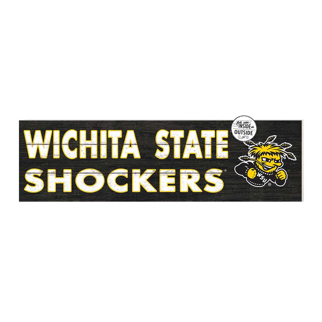 35x10 Indoor Outdoor Sign Colored Logo Wichita State Shockers