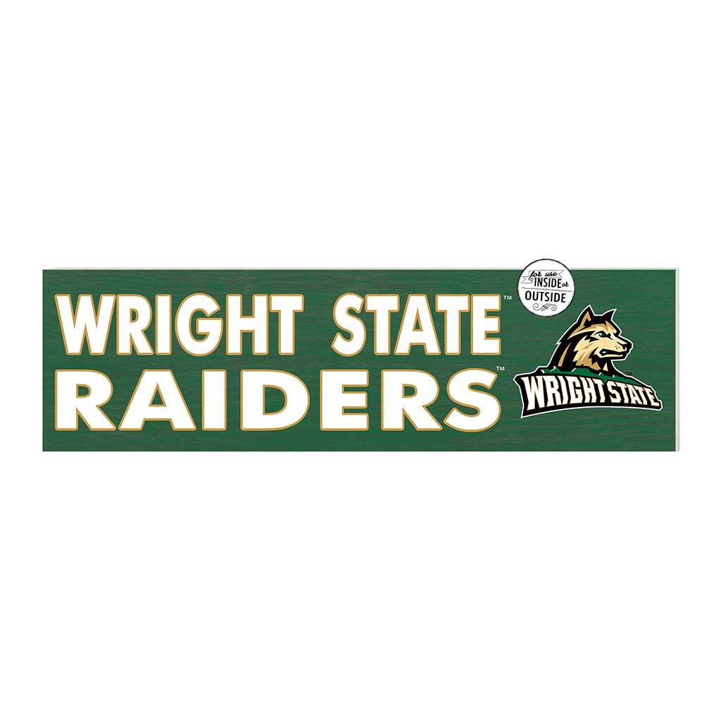 35x10 Indoor Outdoor Sign Colored Logo Wright State University Raiders