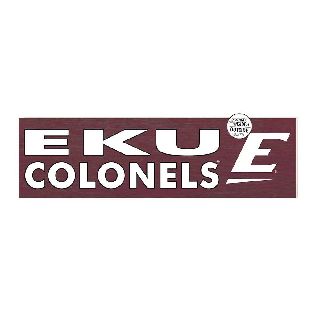 35x10 Indoor Outdoor Sign Colored Logo Eastern Kentucky University Colonels