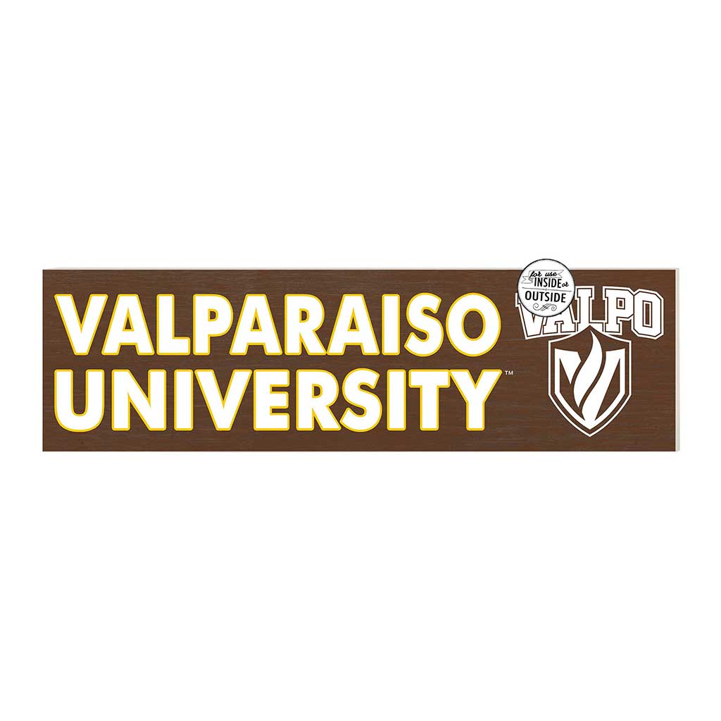 35x10 Indoor Outdoor Sign Colored Logo Valparaiso University Beacons