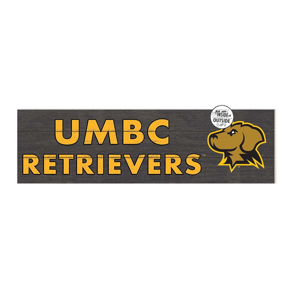 35x10 Indoor Outdoor Sign Colored Logo UMBC True Grit