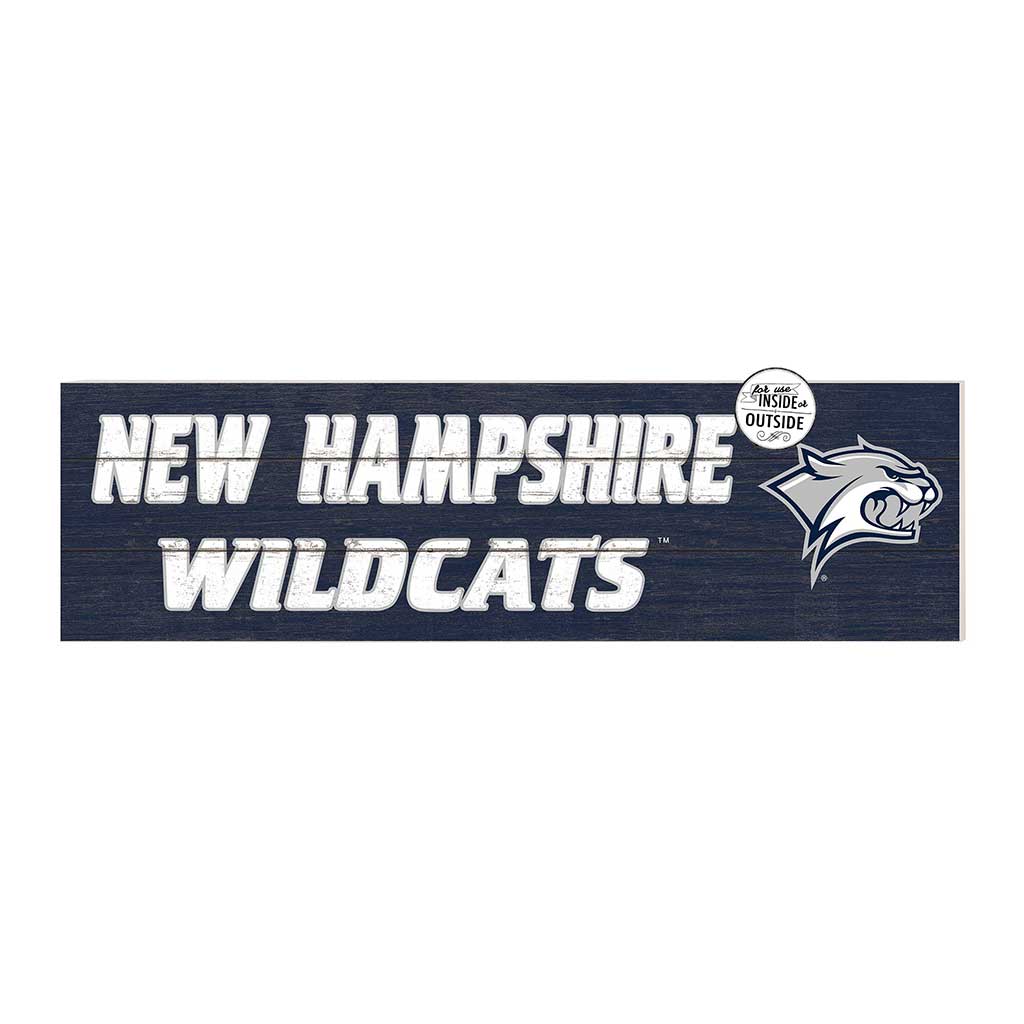 35x10 Indoor Outdoor Sign Colored Logo New Hampshire Wildcats