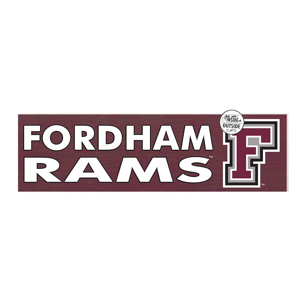 35x10 Indoor Outdoor Sign Colored Logo Fordham Rams