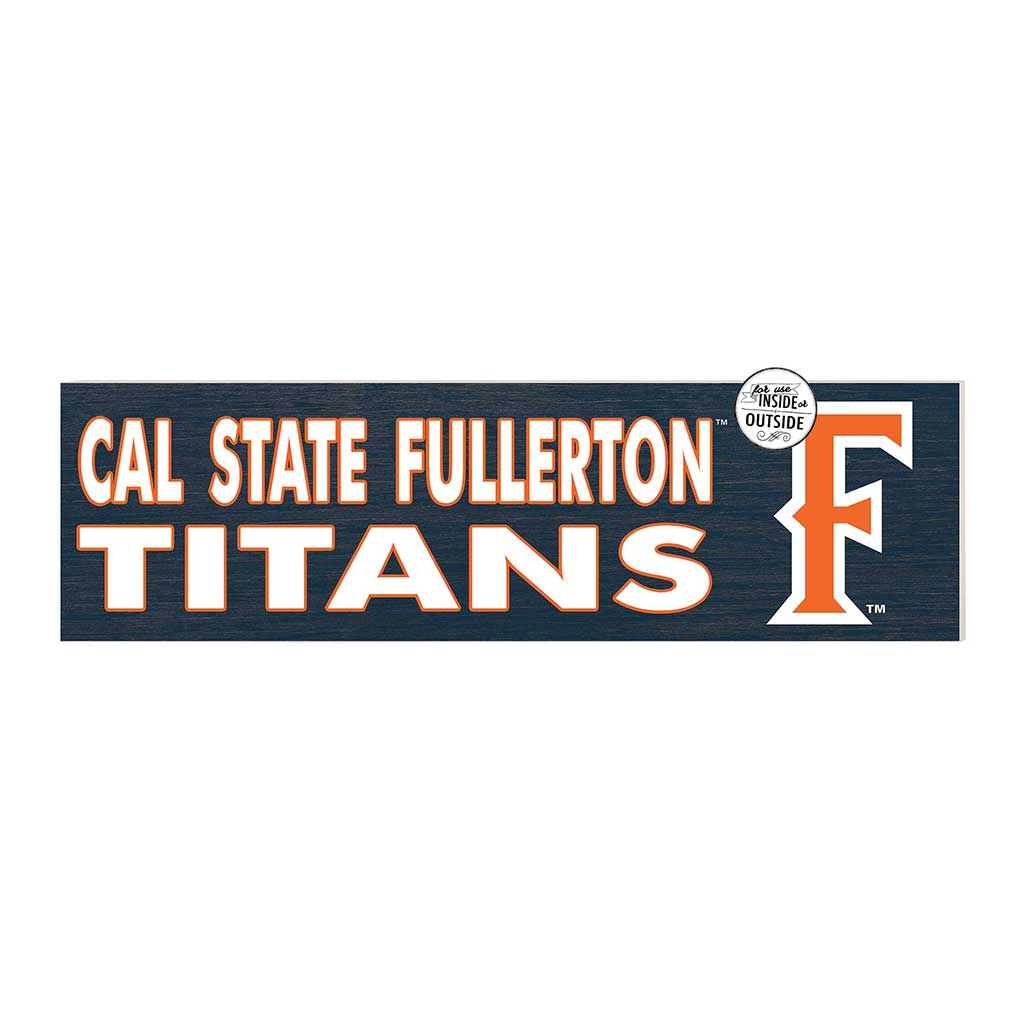 35x10 Indoor Outdoor Sign Colored Logo Cal State Fullerton Titans