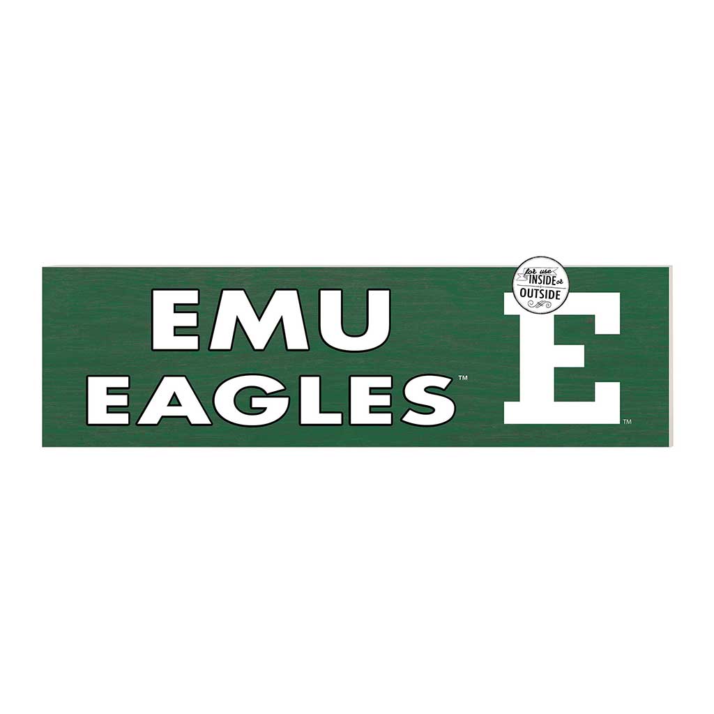 35x10 Indoor Outdoor Sign Colored Logo Eastern Michigan Eagles