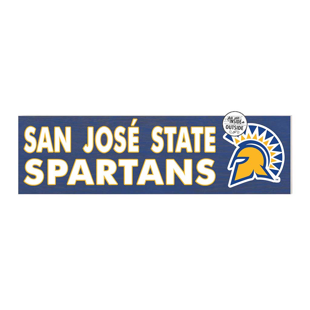 35x10 Indoor Outdoor Sign Colored Logo San Jose State Spartans