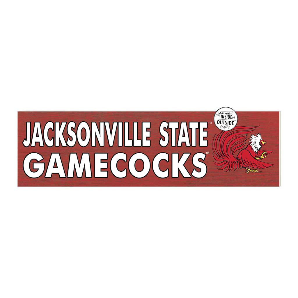 35x10 Indoor Outdoor Sign Colored Logo Jacksonville State Gamecocks