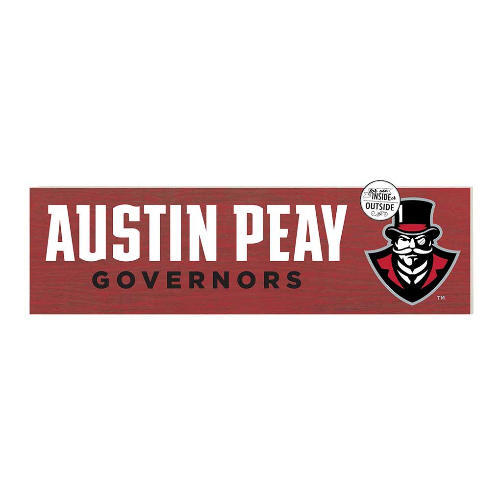 35x10 Indoor Outdoor Sign Colored Logo Austin Peay Governors