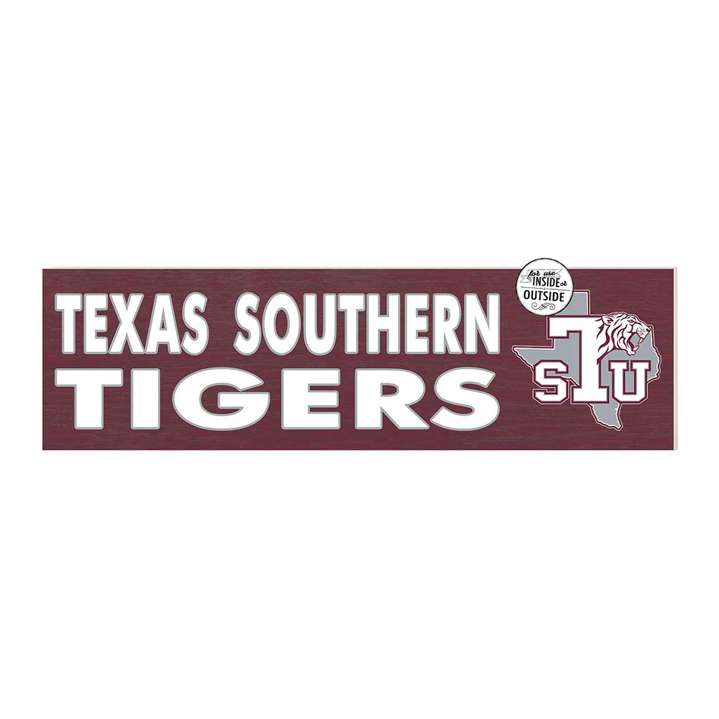 35x10 Indoor Outdoor Sign Colored Logo Texas Southern Tigers