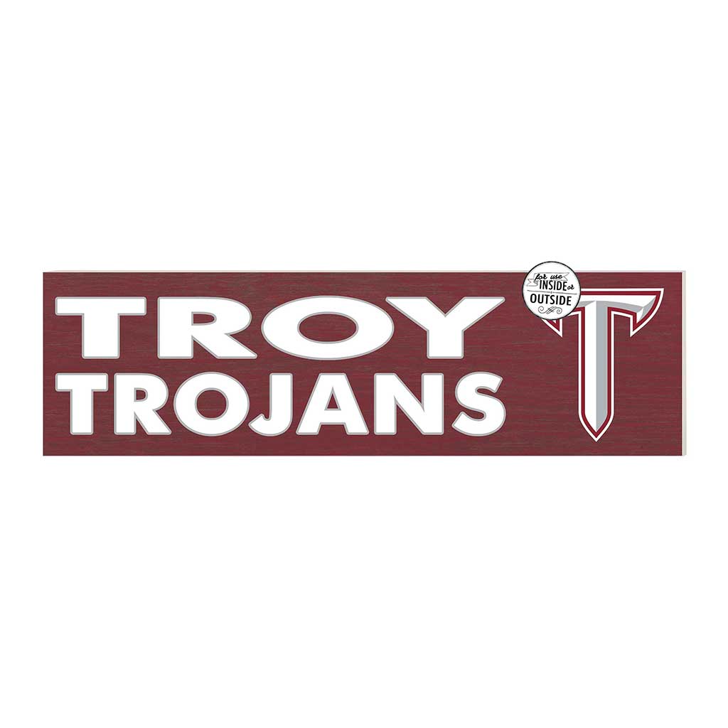 35x10 Indoor Outdoor Sign Colored Logo Troy Trojans