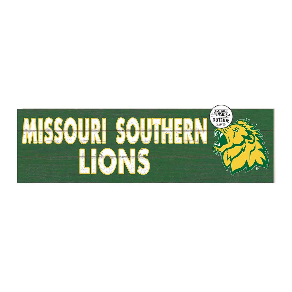 35x10 Indoor Outdoor Sign Colored Logo Missouri Southern Lions