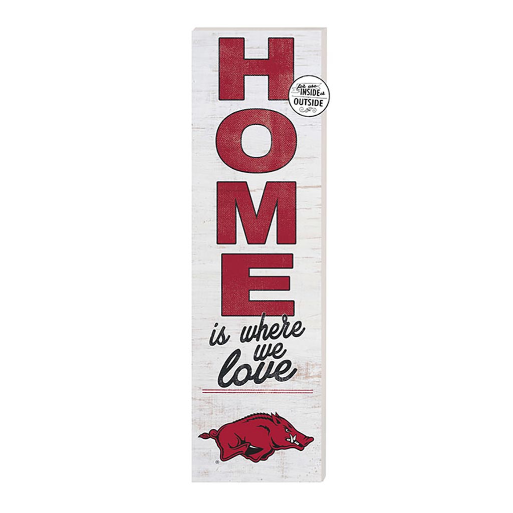 10x35 Indoor Outdoor Sign HOME Life Arkansas Razorbacks