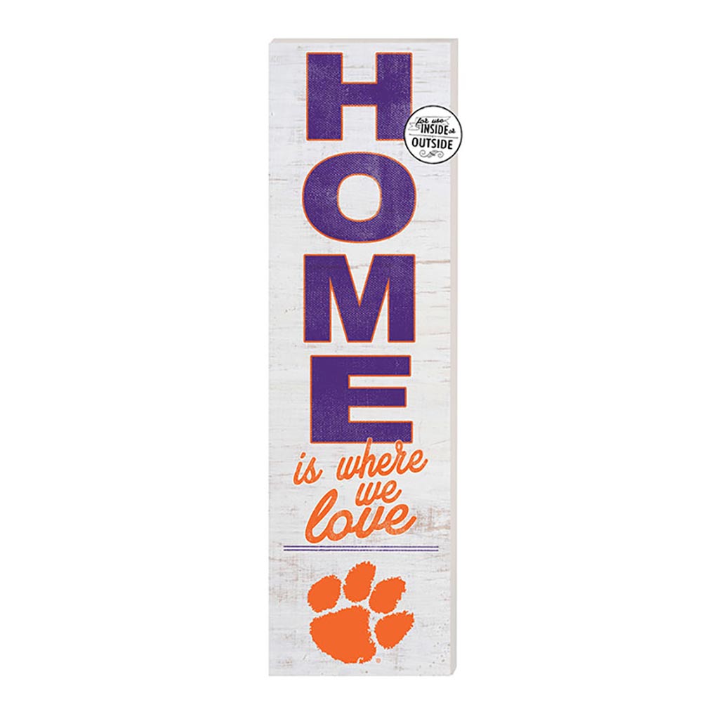 10x35 Indoor Outdoor Sign HOME Life Clemson Tigers