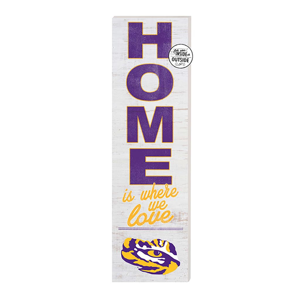 10x35 Indoor Outdoor Sign HOME Life LSU Fighting Tigers