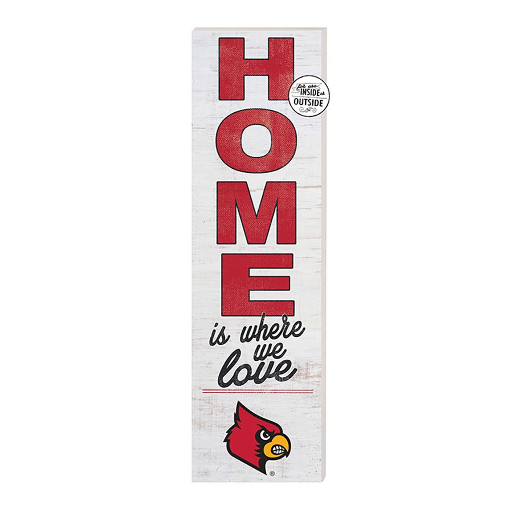 10x35 Indoor Outdoor Sign HOME Life Louisville Cardinals