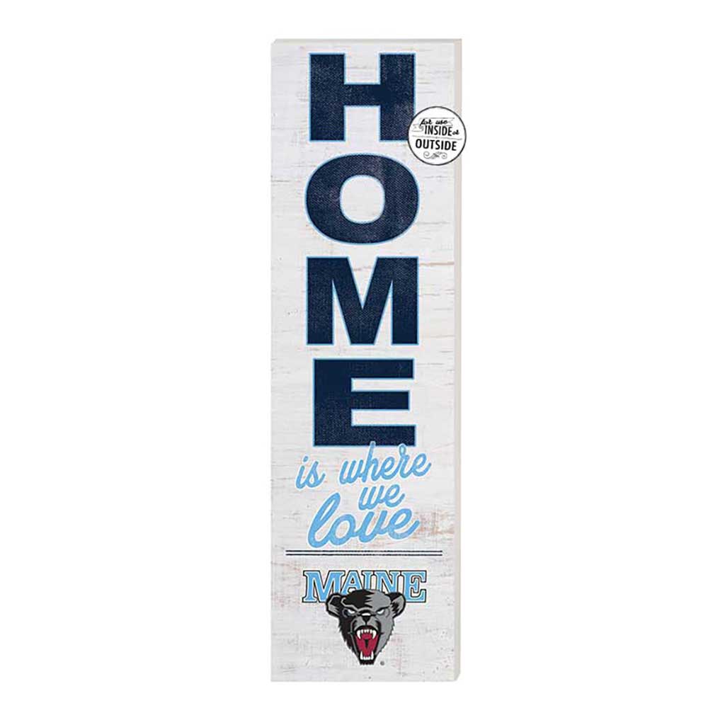 10x35 Indoor Outdoor Sign HOME Life Maine (Orono) Black Bears