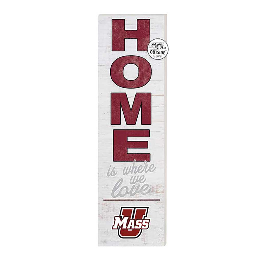 10x35 Indoor Outdoor Sign HOME Life Massachusetts (UMASS-Amherst) Minutemen