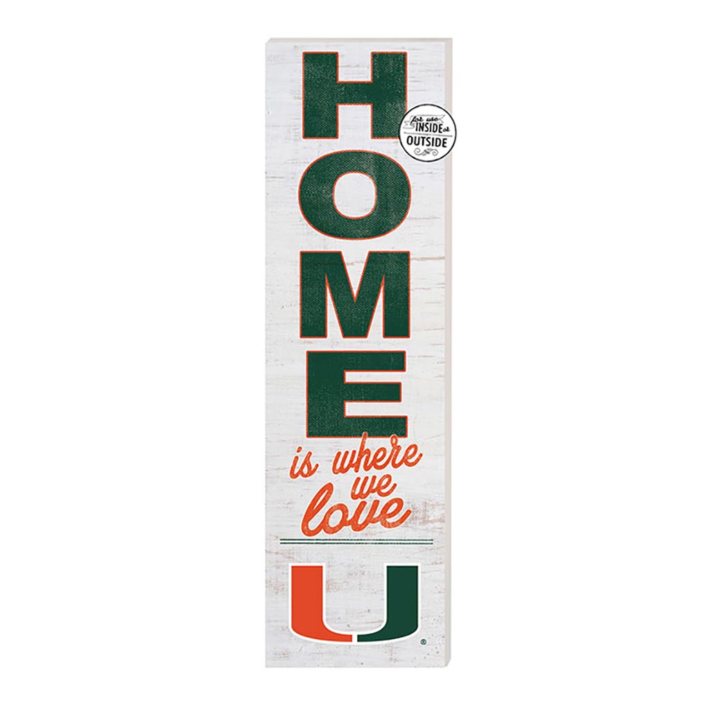 10x35 Indoor Outdoor Sign HOME Life Miami Hurricanes